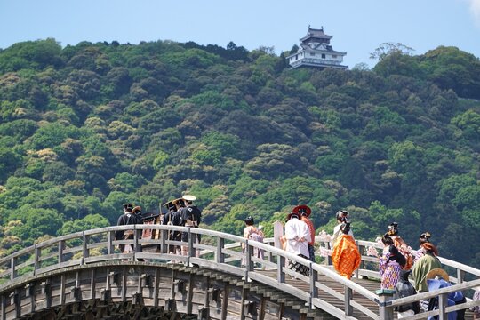 岩国市錦帯橋まつりの大名行列