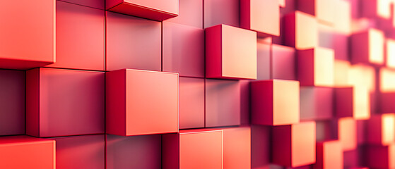 Obraz premium Modern Geometric Elegance, A Creative Intersection of Shape and Color, Ideal for Contemporary Design