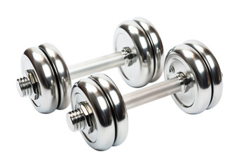 Naklejka premium Dumbbell Isolated on Transparent Background 