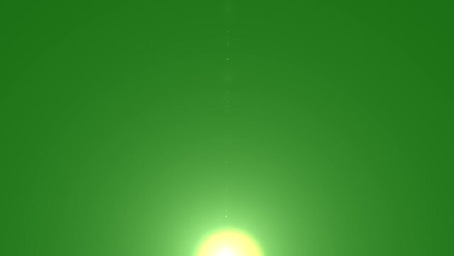 sunrise effect green screen