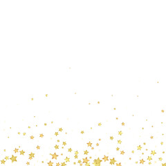 Magic stars vector overlay.  Gold stars scattered