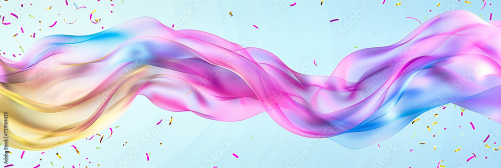 Poster pastel dreams, an abstract flow of colors and shapes, merging to create a soft and inviting artistic
