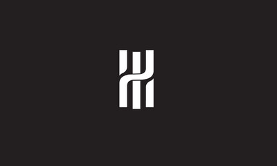 HI, IH , H , I, Abstract Letters Logo