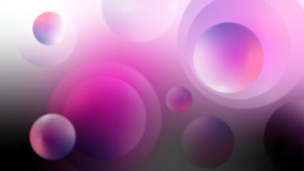 pink abstract background with circles