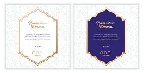 collection of vector gradient greeting cards for eid al fitr celebration