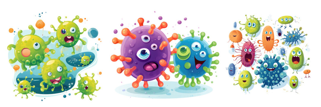 Gram Positive bacteria streptococcus , Isolated Transparent Background Images, PNG
