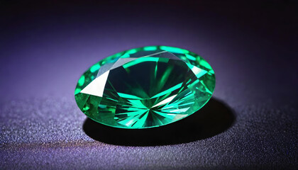 Emerald Gemstone, Precious, Green, Jewelry, Gem, Fashion, Accessories, Sparkle, Glitter, Expensive, Rare, Shiny, Elegant, AI Generated