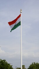 Indian national flag hoisted in Madurai Airport, Tamilnadu