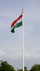 Indian national flag hoisted in Madurai Airport, Tamilnadu