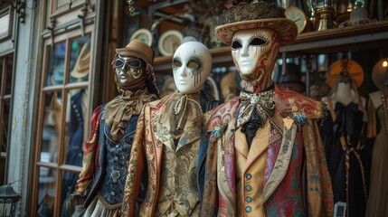 Naklejka premium Costume party magic, winner's trophy, and imaginative outfits