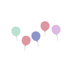 Balloon celebration icon 