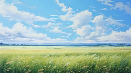 Fototapeta premium Beautiful green grass background