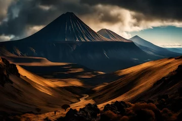 Foto op Aluminium Natural mountain created by AI technology © Umar