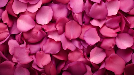 Fototapeta premium Pink rose petal close-up background. Romantic background