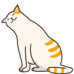 Playful Cat Cartoon Illustration