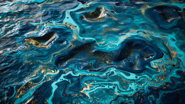 Turquoise Whirl, A Dynamic Splash of Water and Color, Capturing the Vibrant Essence of Liquid Motion