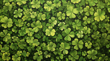 St patrick day background. Generative Ai.