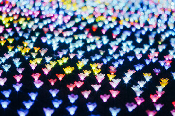 栃木のカラフルなイルミネーション