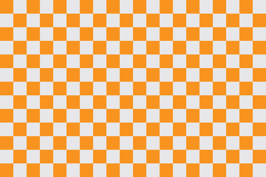 Orange and white checked texture.