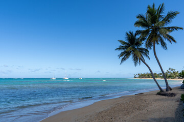 Fototapeta na wymiar Las terrenas Beach, Samaná peninsula, Dominican Republic 