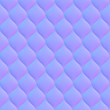 normal map with wave pattern (Perfect seamless pattern)