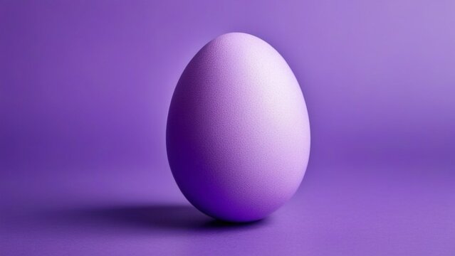 purple easter egg on a purple background