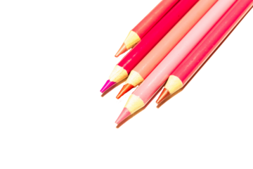 Pinke Buntstifte Grafikvorlage 