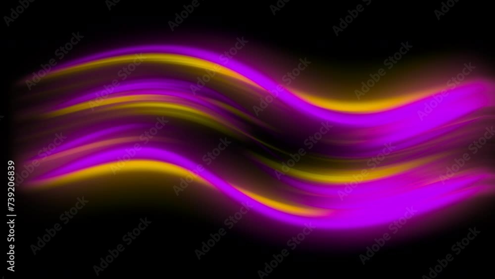 Aufkleber light trail wave. computer generated 3d render