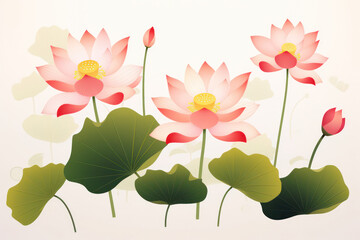 Tranquil Lotus Blossom: A Serene Symbol of Beauty and Harmony in Nature