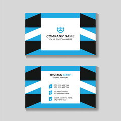 Professional creative modern name card and business card design template