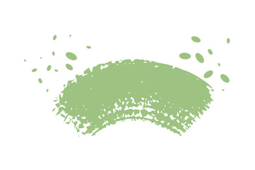 Spring brush element background. Holiday abstract banner template. Card with decoration. Vector simple illustration.