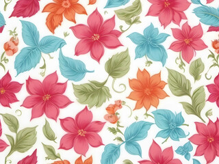 colorful fabric background isolated on white background