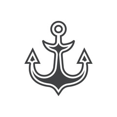 anchor icon vector