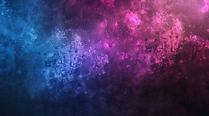 Fototapeta na wymiar Deep hues of dark blue, purple, and pink evoke a retro vibe in this rough abstract background. Bright light and a subtle glow accentuate
