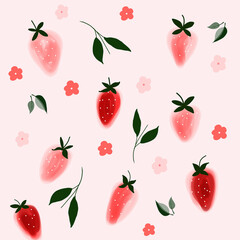 strawberry pattern