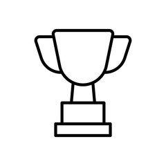Trophy icon vector design templates simple and modern