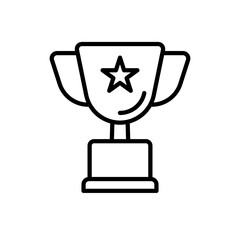 Trophy icon vector design templates simple and modern