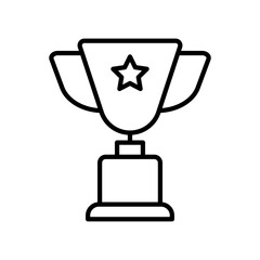 Trophy icon vector design templates simple and modern