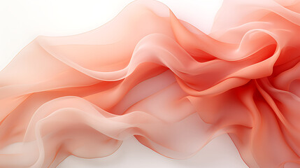 combining pastel peach and rose pink in an abstract futuristic texture isolated on a transparent background