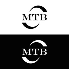 MTB logo. M T B design. White MTB letter. MTB, M T B letter logo design. Initial letter MTB linked circle uppercase monogram logo. M T B letter logo vector design. top logo, Most Recent, Featured,