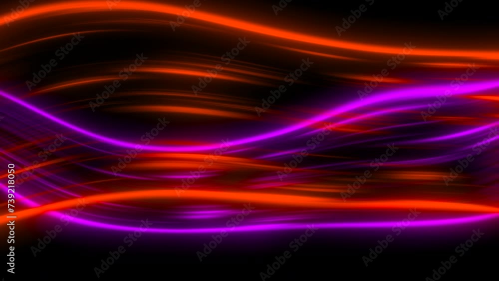 Aufkleber light trail wave. computer generated 3d render