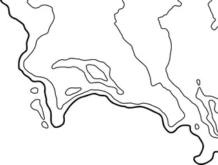 Topographic Map Lines