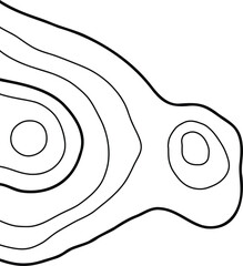 Topographic Map Lines