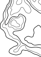 Topographic Map Lines