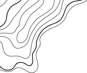 Topographic Map Lines