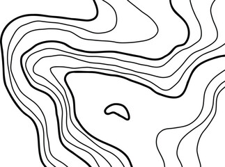 Topographic Map Lines