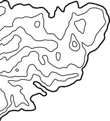 Topographic Map Lines