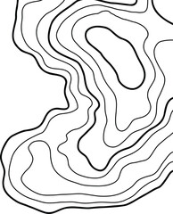 Topographic Map Lines