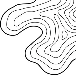 Topographic Map Lines