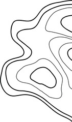 Topographic Map Lines